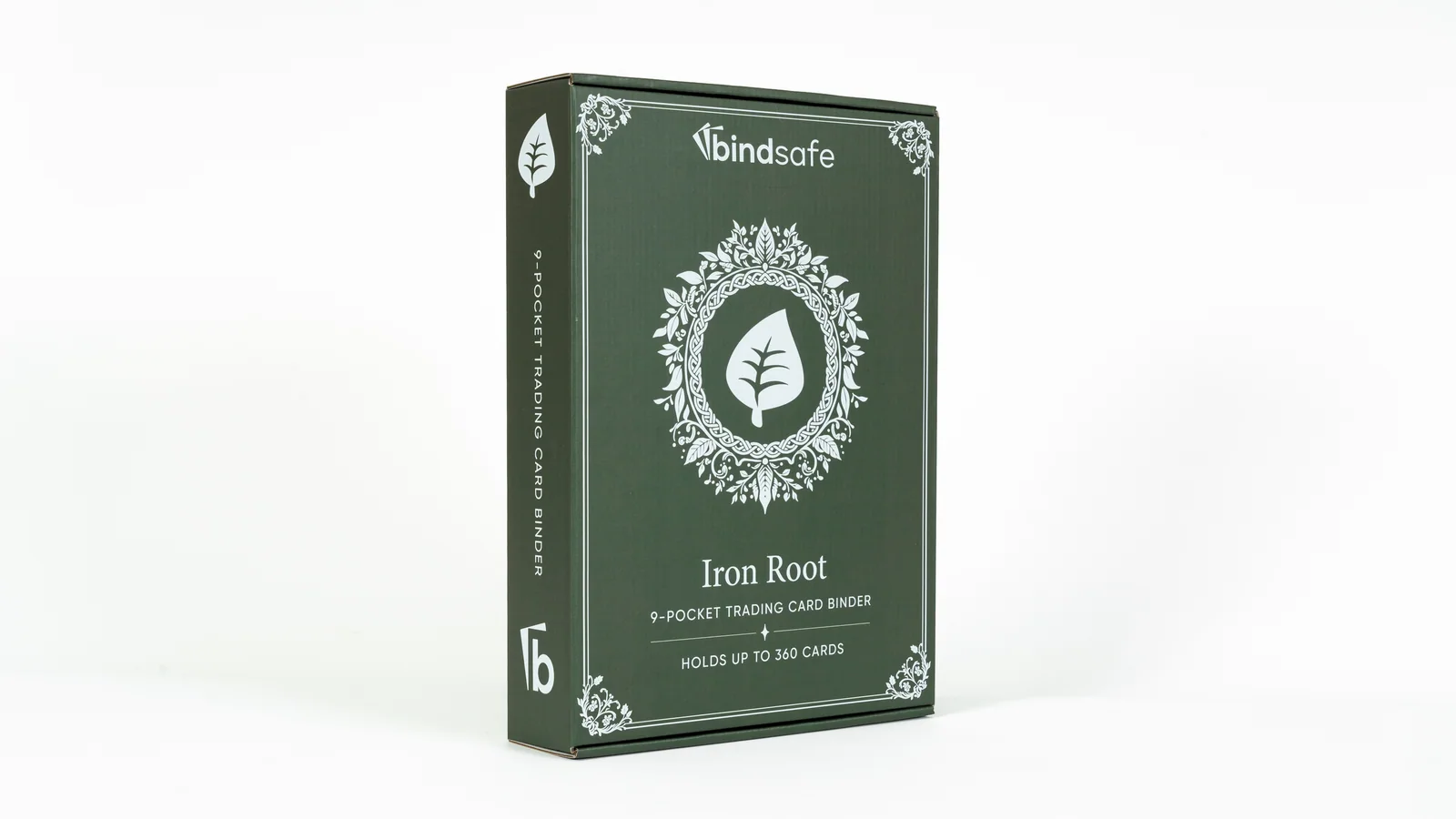 Matching branded Iron Root box