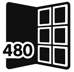 Holds up to 480 Cards